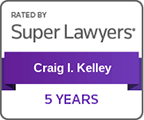 Super Lawyers Craig Kelley 5 years